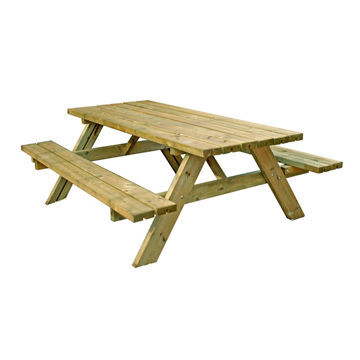 Picture of Rectangular Picnic Table 1.8m