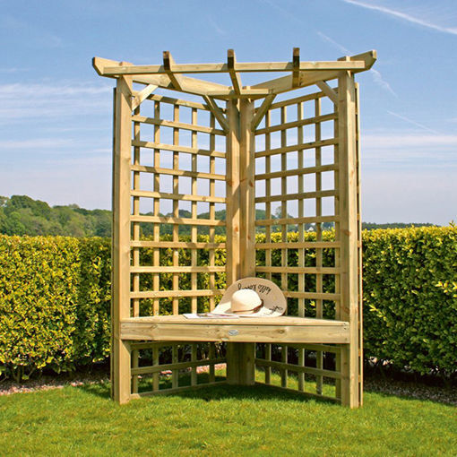 Picture of Triangular Corner Arbour - Special Order
