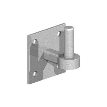 Picture of 19mm Gate Hanger On 100 x 100mm Plate - Galvanised