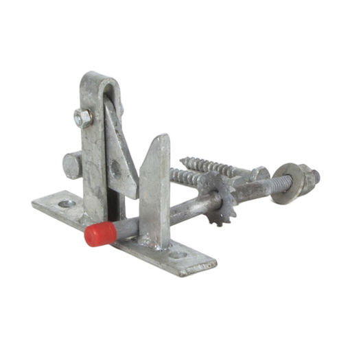 Picture of Self Locking Gate Catch + Cranked Striker - Galvanised