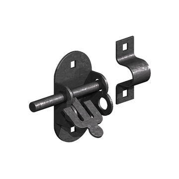 Picture of Oval Padbolt - Black