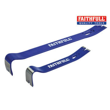 Picture of Faithfull Utility Bars Twin Pack - 375mm (15") + 175mm (7")