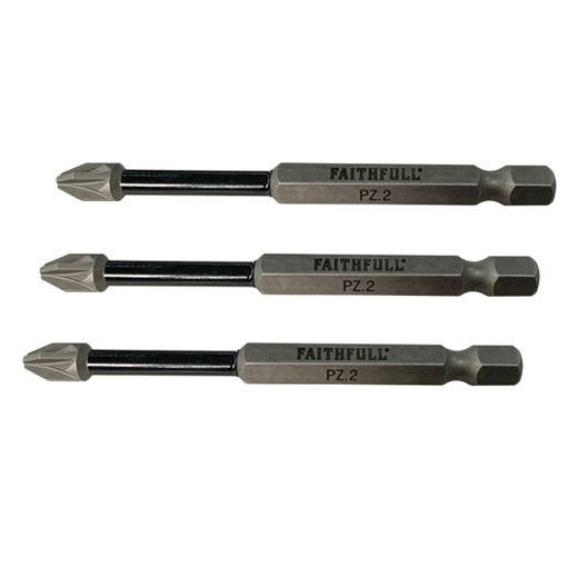 Picture of PZ2 x 75mm Impact Bit - 3 Pack
