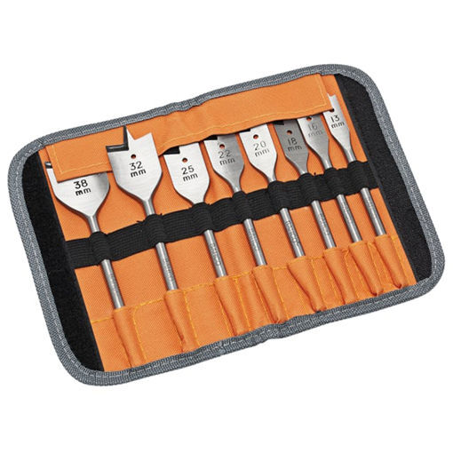 Picture of Bahco 8 Piece Flat Bit Set