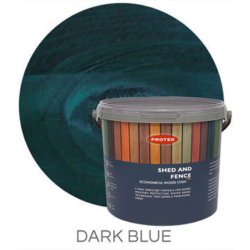 Picture of Protek Shed & Fence - 5.0 Litre - Dark Blue
