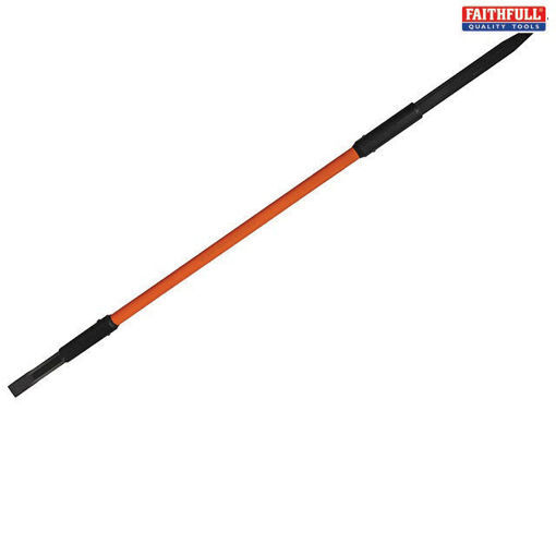 Picture of Faithfull Insulated Digging Crowbar 32mm x 1.55m BS8020:2002