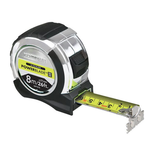 Picture of Komelon Powerblade Tape Measure - 8m (Width 27mm)