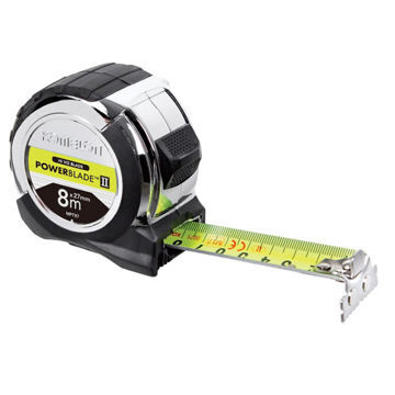 Picture of Komelon Powerblade Tape Measure - 8m (Width 27mm) Metric Only