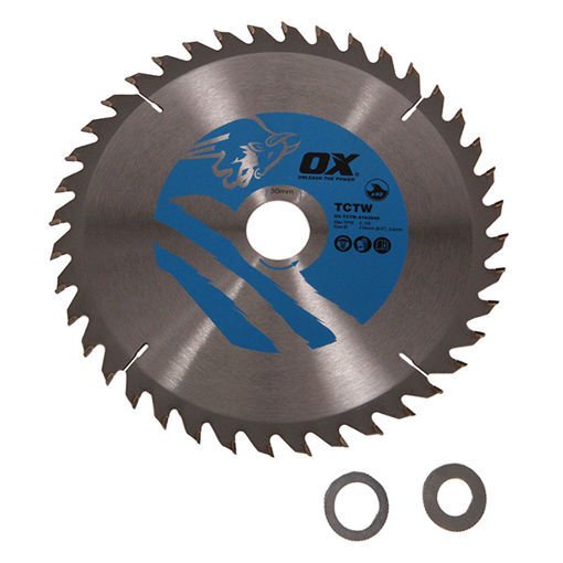 Picture of 216/20mm, 40 Teeth - Ox Circular Saw Blade - TCTW