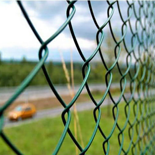 Picture of 1400mm x 25m (x 2.5mm) Green Chain Link Fencing