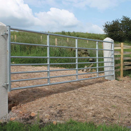 Picture of 9' Galvanised Metal Gate