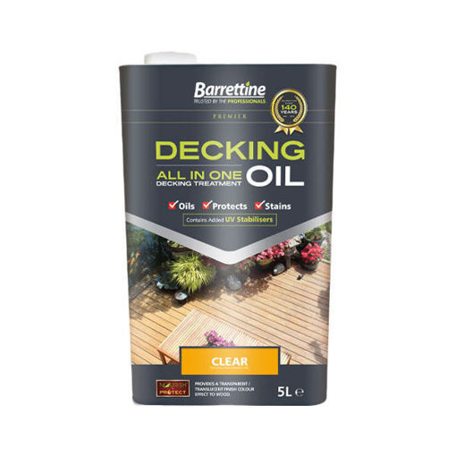 Picture of Barrettine Decking Treatment Clear - 5.0 Litre