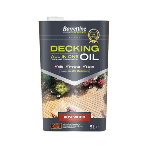 Picture of Barrettine Decking Treatment Rosewood - 5.0 Litre