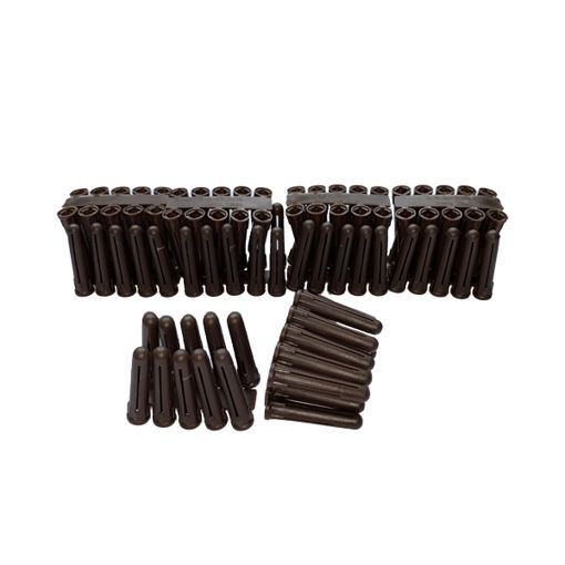 Picture of Brown Wall Plugs - Box of 100