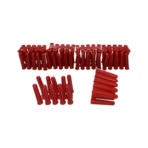 Picture of Red Wall Plugs - Box of 100