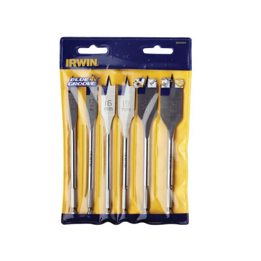 Picture of 6 Piece Irwin 4X Flat Bit Set