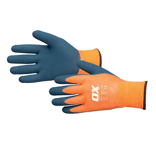 Picture of OX Waterproof Thermal Latex Gloves