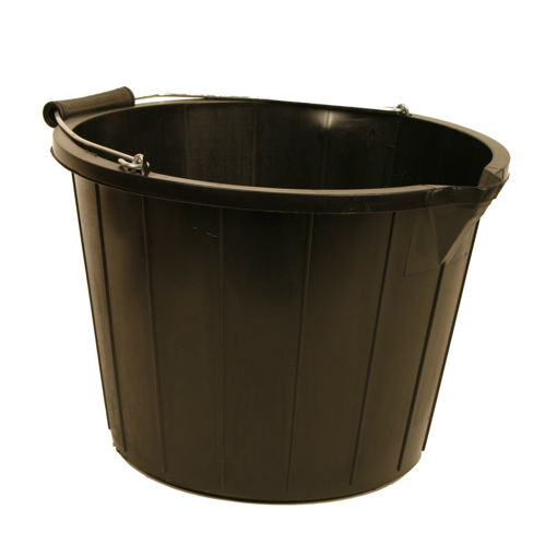 Picture of Builders Bucket 14 Litre (3 Gallon) - Black