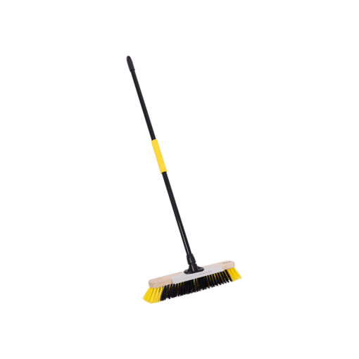 Picture of 457mm (18") Soft Dual Fill PET Broom with Scraper