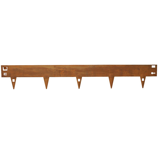 Picture of 1.5mm x 80mm x 1060mm Metal Lawn Edging - Corten