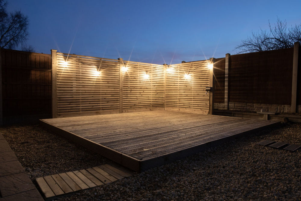 softwood garden decking